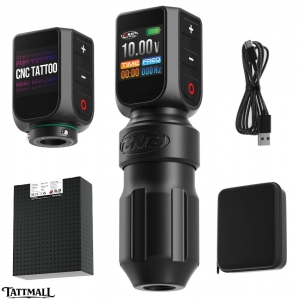 CNC E77 Wireless Tattoo Machine Dual Batteries